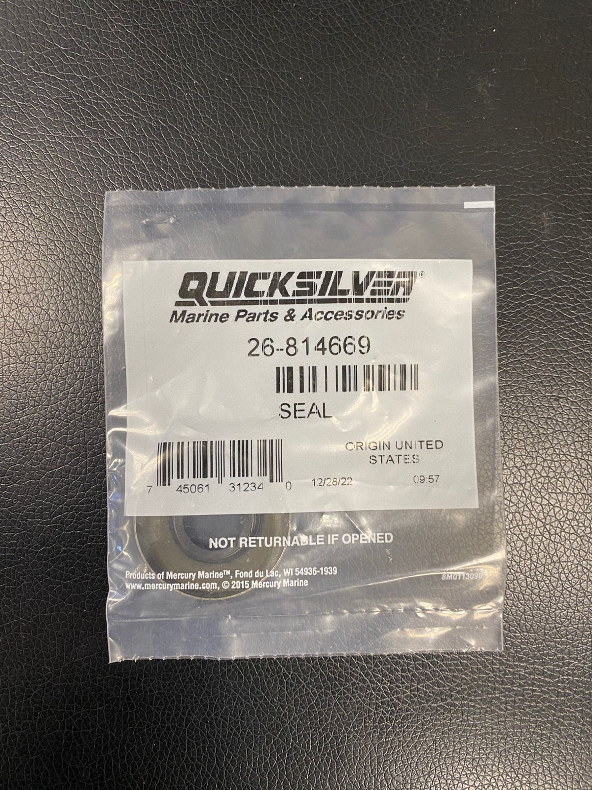 Сальник вертикального вала Quicksilver Mercury 30 / 40 / 50 / 60 814669