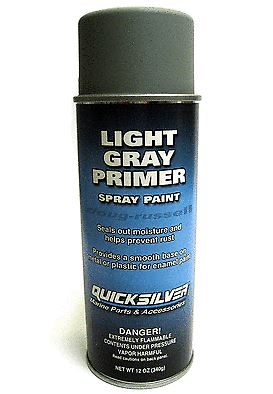Грунт светло-серый QUICKSILVER Light Grey Primer в аэрозольной упаковке, 6@340г