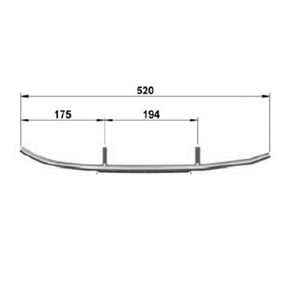 Коньки лыж усиленные 160 мм Sledex для Stels