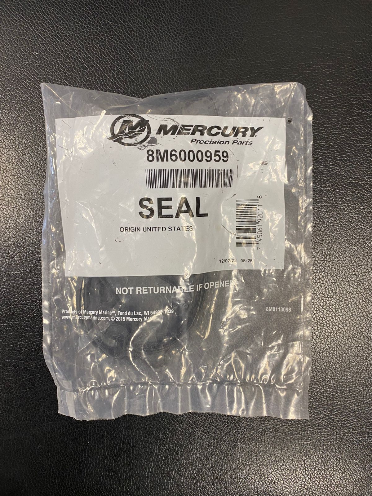 Уплотнение крышки гбц Mercury F200-F400 8M6000959