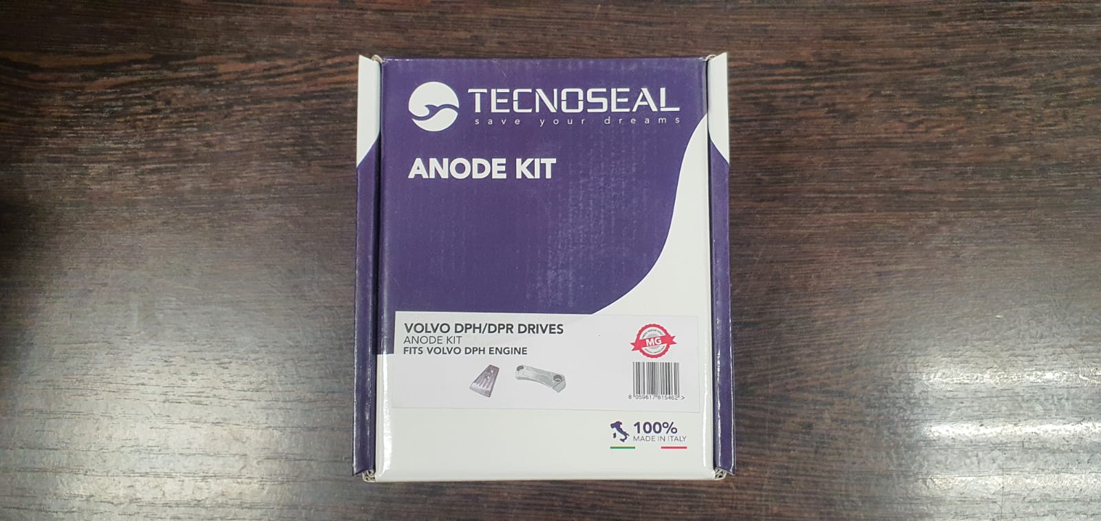 Комплект анодов Volvo Penta DPH, DPR магний Tecnoseal