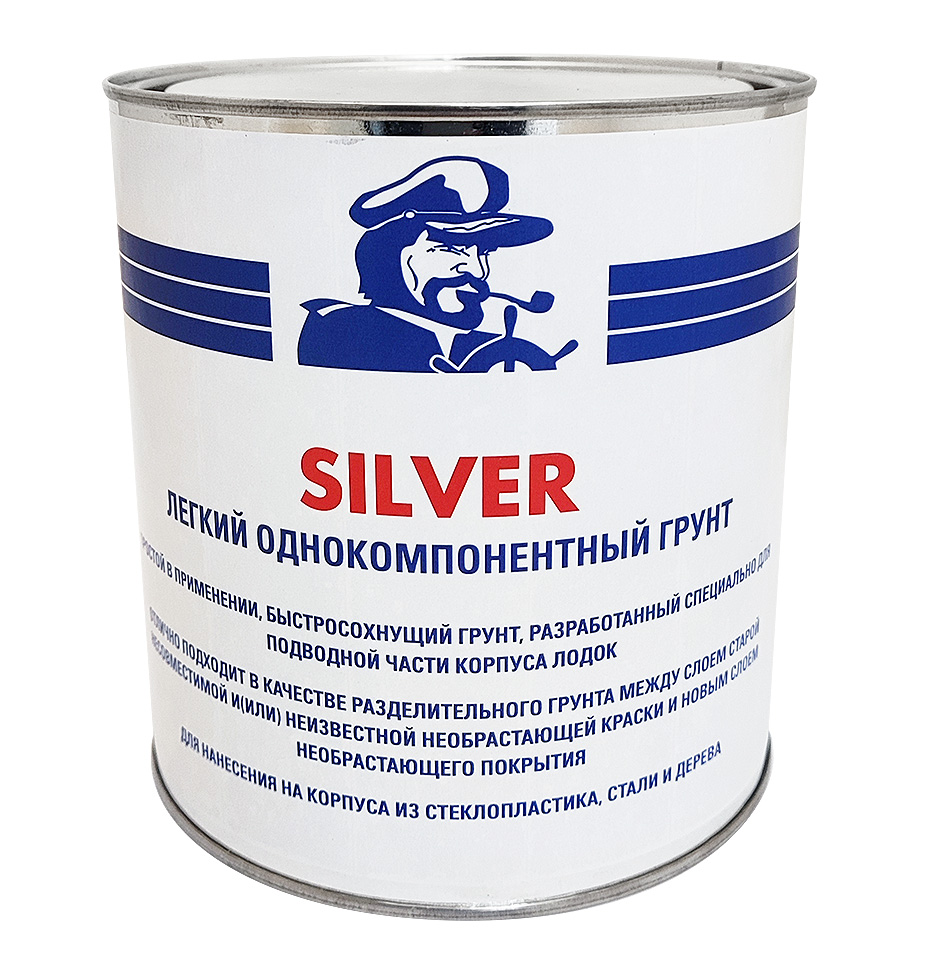 Грунт однокомпонентный Мореман Silver, 2,5 л 10269019