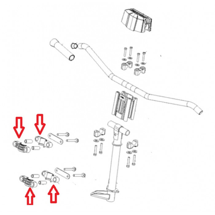 Вкладыши рулевой колонки (усиленные) Polaris SPI SM-08750