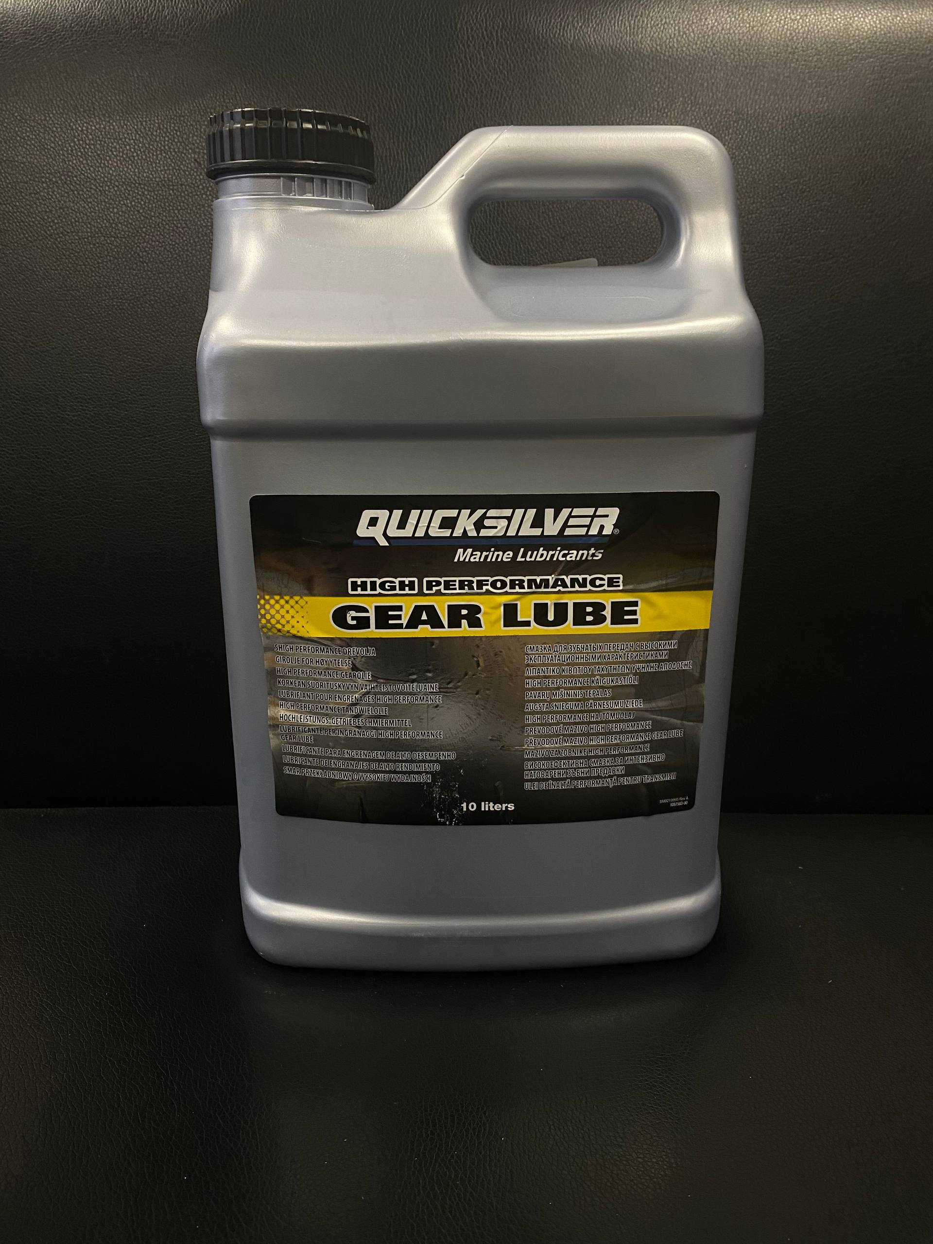Масло трансмиссионное QUICKSILVER HIGH PERFORMANCE GEAR LUBE 10L 8M0219577