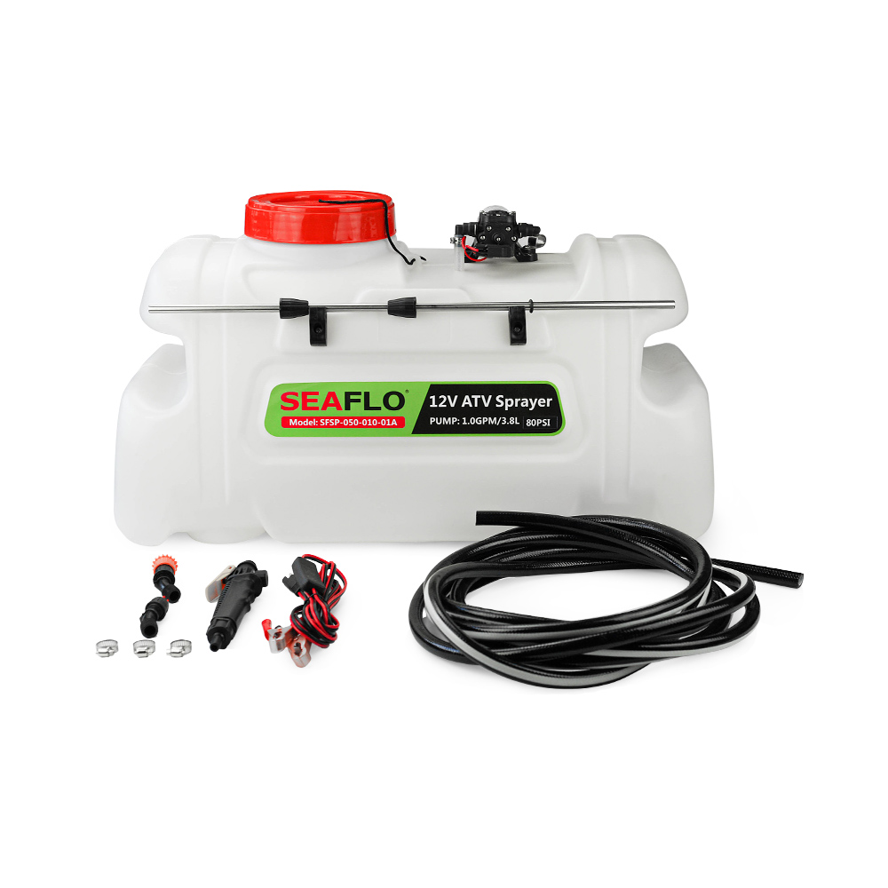 Опрыскиватель для квадроцикла, 12V 1GPM, 80PSI