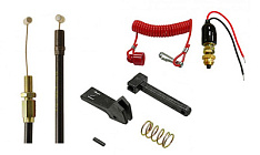 Органы управления снегохода